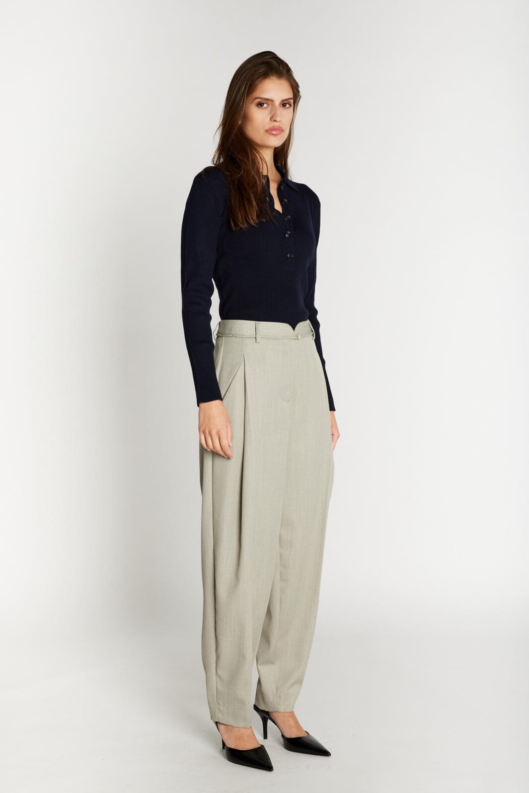 Bruuns Bazaar - Phialabbjonat Pant BBW5183 - Beige Melange