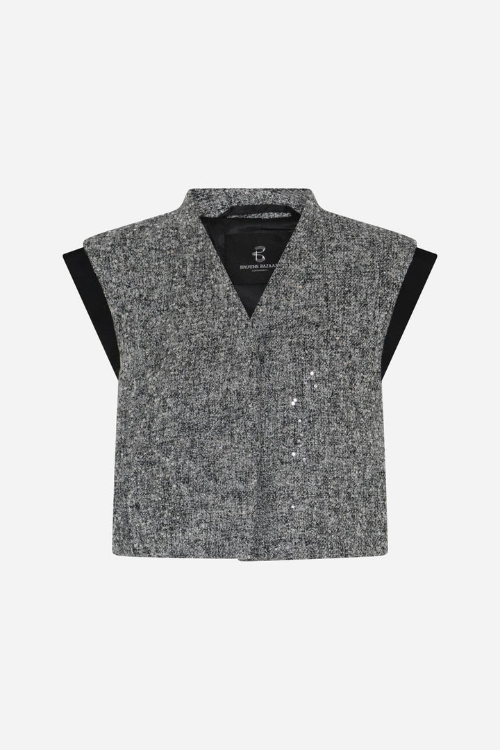 Bruuns Bazaar - Rhytisbbsila Vest BBW5143 - Grey Melange
