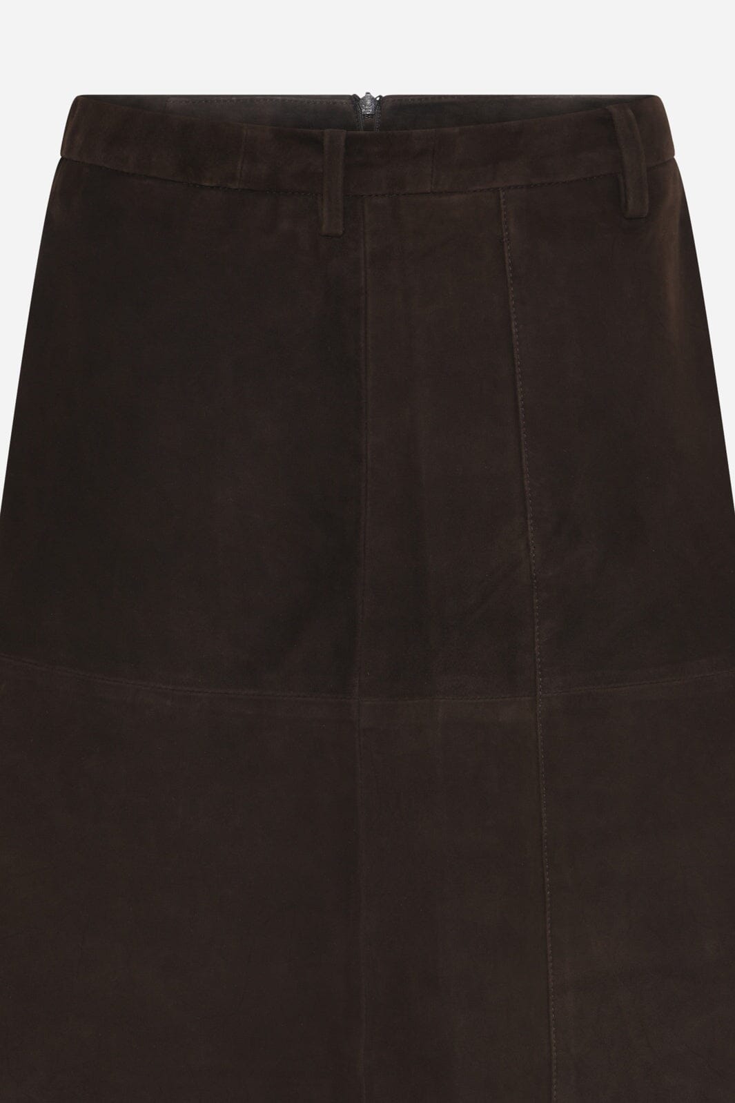 Bruuns Bazaar - Suedabbirene Suede Skirt BBW5098 - Dark Brown