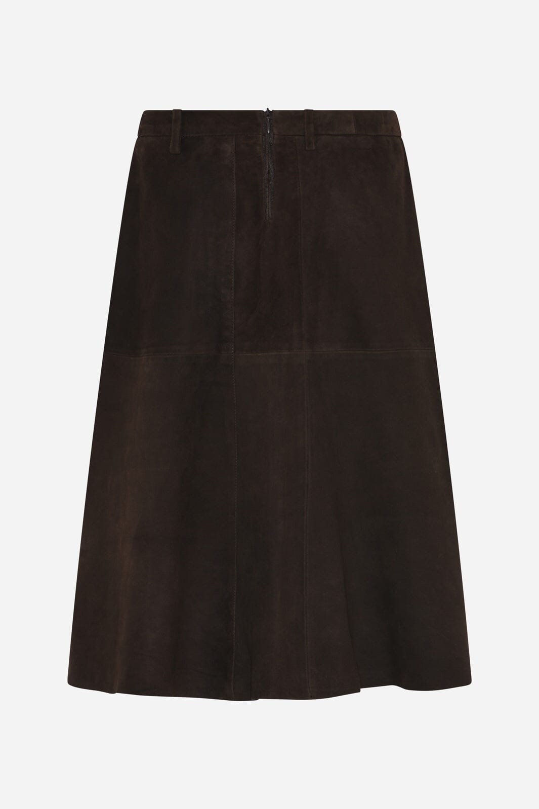 Bruuns Bazaar - Suedabbirene Suede Skirt BBW5098 - Dark Brown