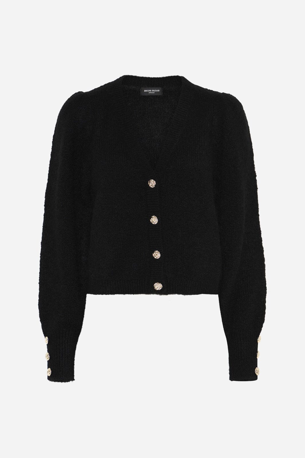 Bruuns Bazaar - Syringabrushedbbkrista Knit Cardigan BBW5074 - Black