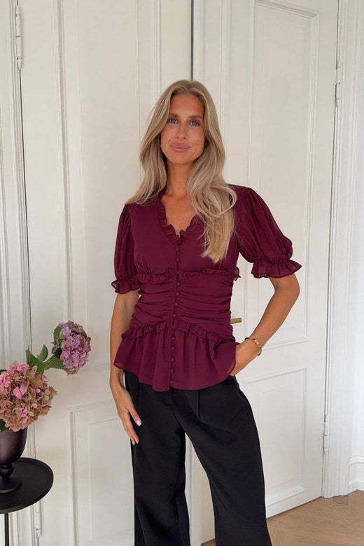 BYIC - Arielic Blouse A25221 - Bordeaux Bluser 