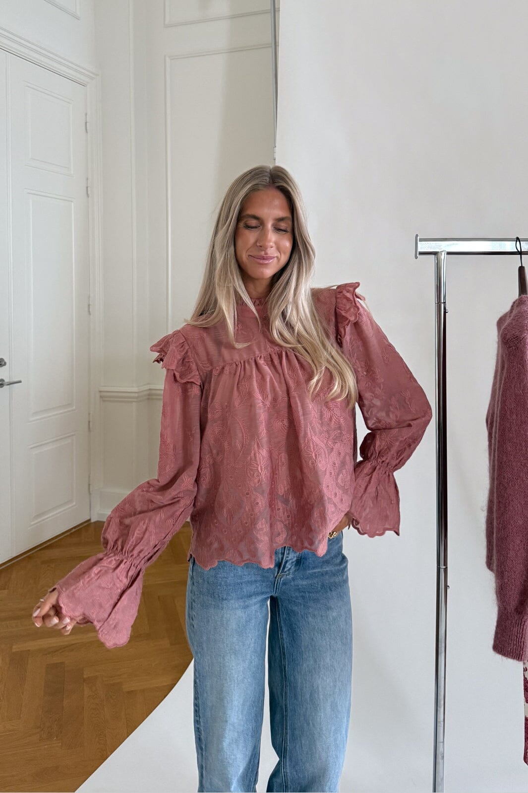 BYIC - Ellinoric Lace Shirt 2550 - Vintage Dusty Rose