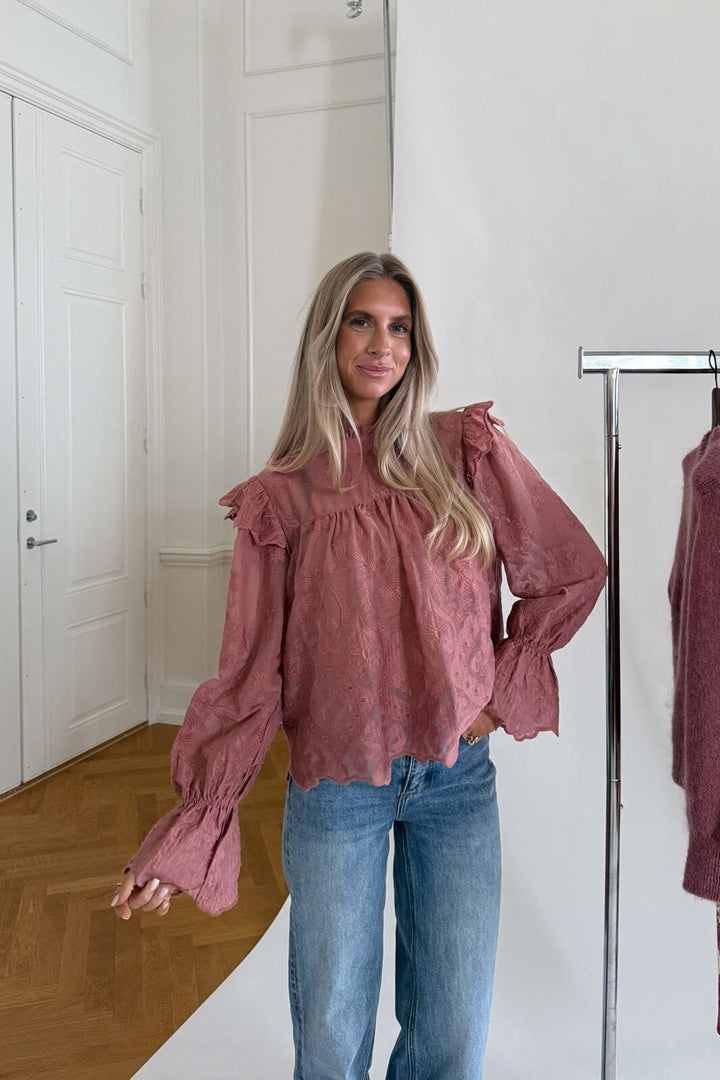 BYIC - Ellinoric Lace Shirt 2550 - Vintage Dusty Rose