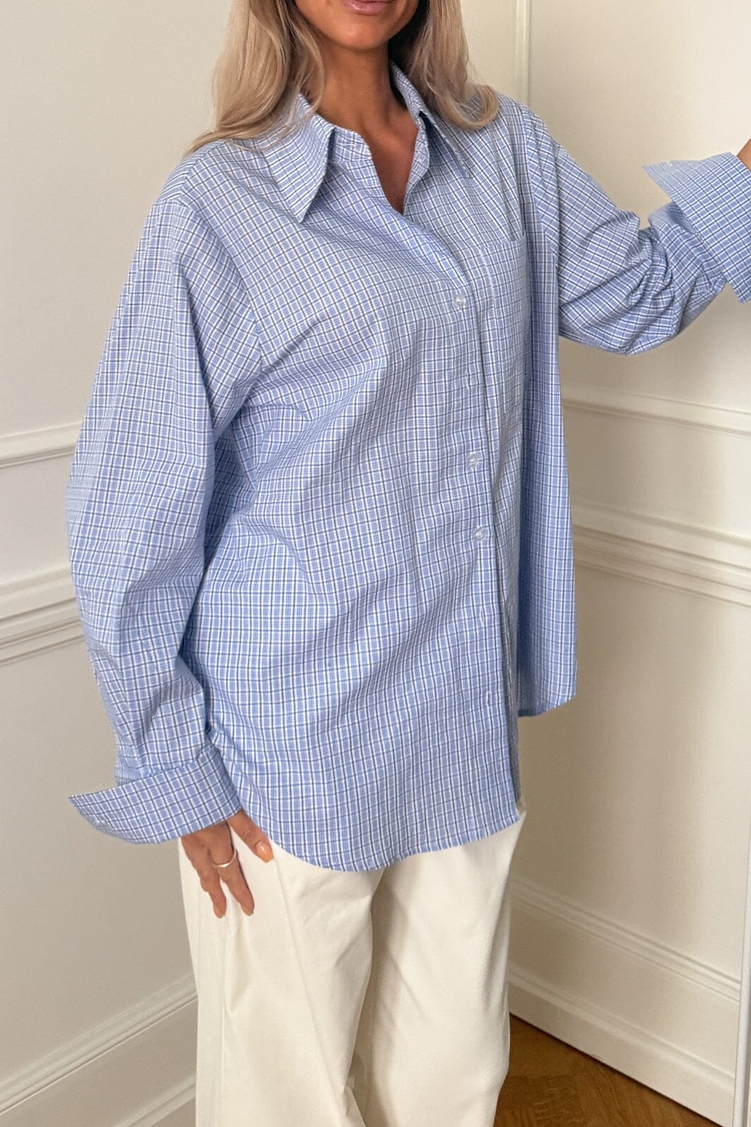 BYIC - Isabellaic Shirt A2537 - Blue White Checks