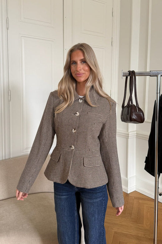 BYIC - Millieic Blazer A2554 - Brown Checks