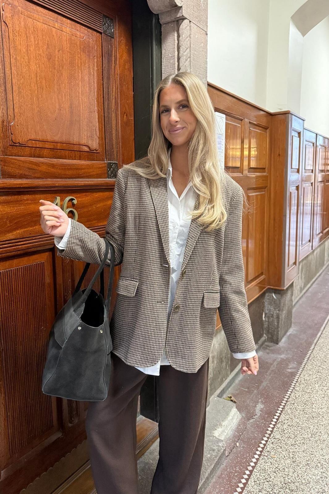 BYIC - Signatureic Blazer A23986 - Brown Checks Blazere 