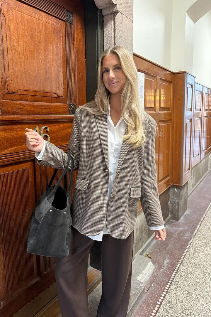 BYIC - Signatureic Blazer A23986 - Brown Checks Blazere 