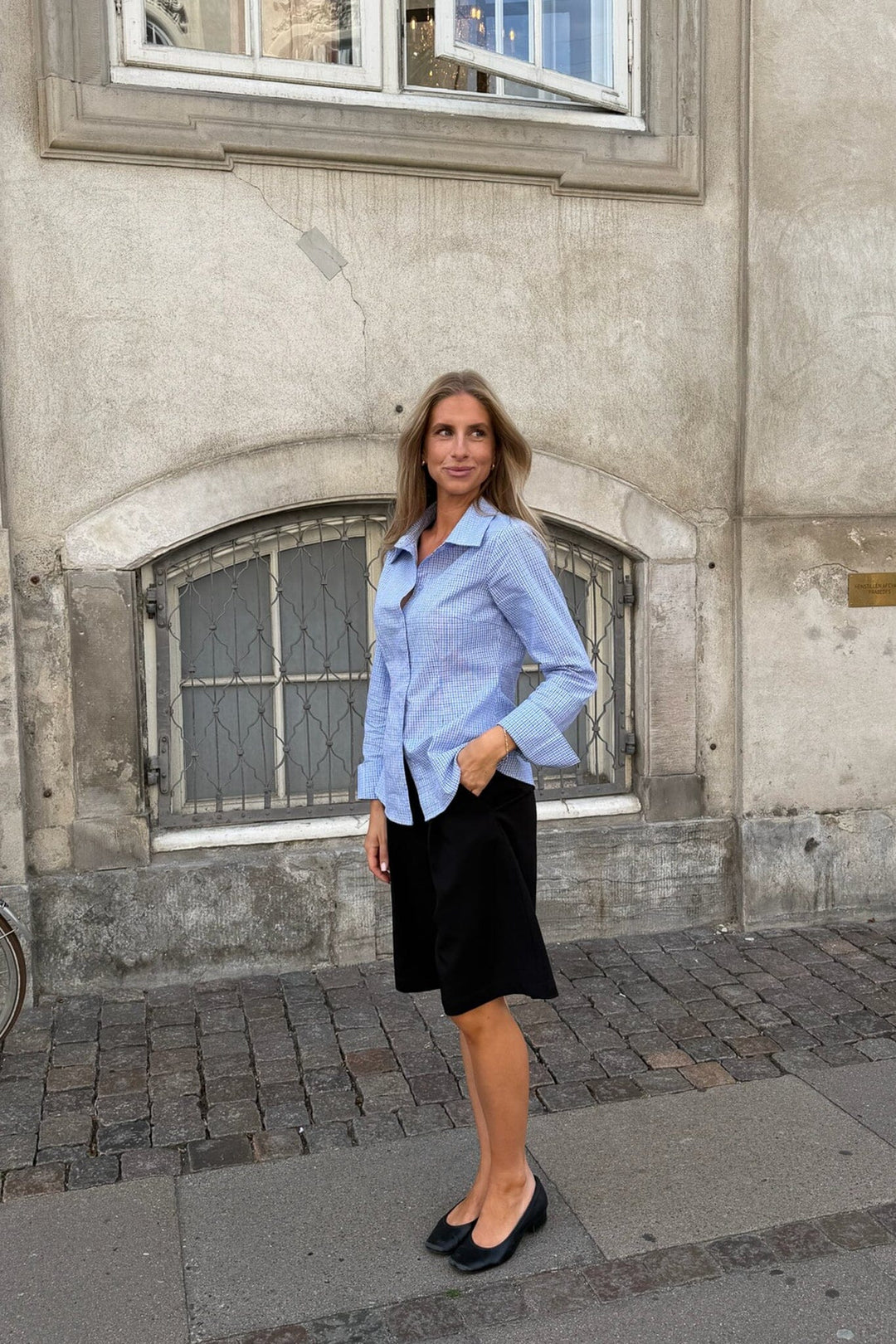 BYIC - Siljeic Shirt A25127 - Blue White Checks Skjorter 