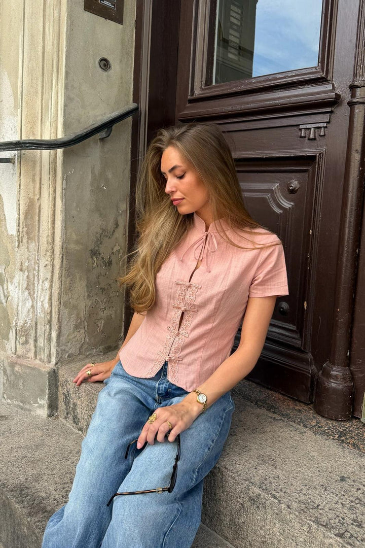 Byic - Tyraic Blouse A25366 - Dusty Rose Bluser 