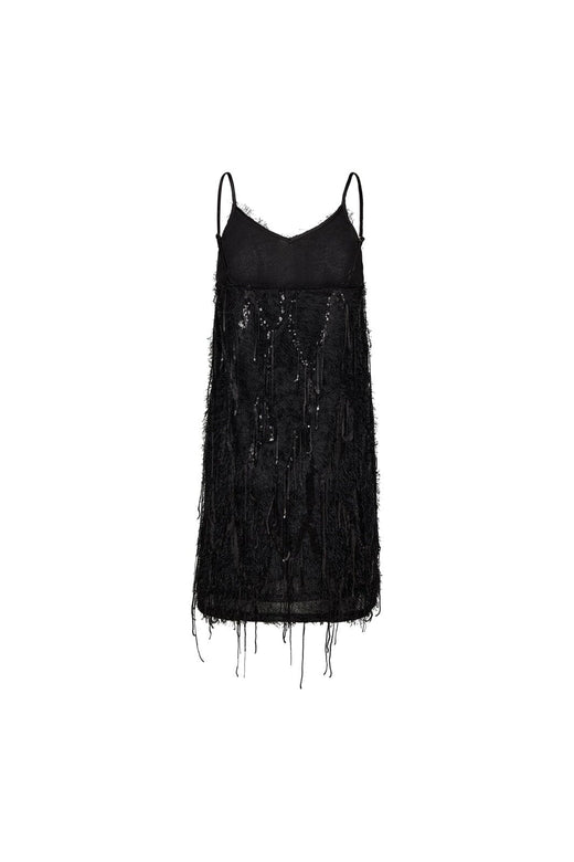 Co´Couture - 36575 Sillacc Sequin Strap Dress 504406 - 00000 - Black