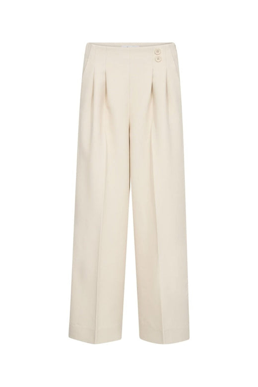 Co´Couture - Acilecc Pleat Pant 41225 - 199 - Bone