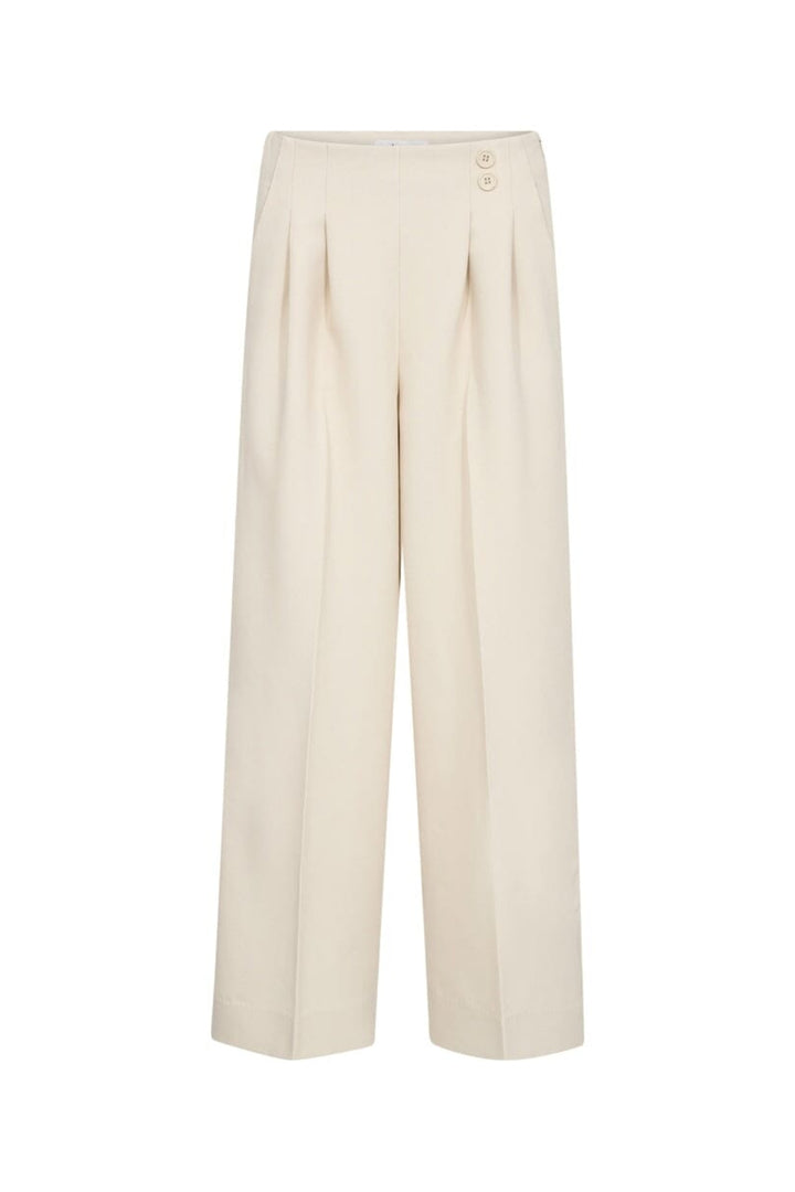 Co´Couture - Acilecc Pleat Pant 41225 - 199 - Bone