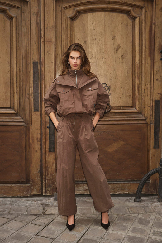 Co´Couture - Alinacc Pull-On Pant 500811 - 20002 - Brown Bukser 