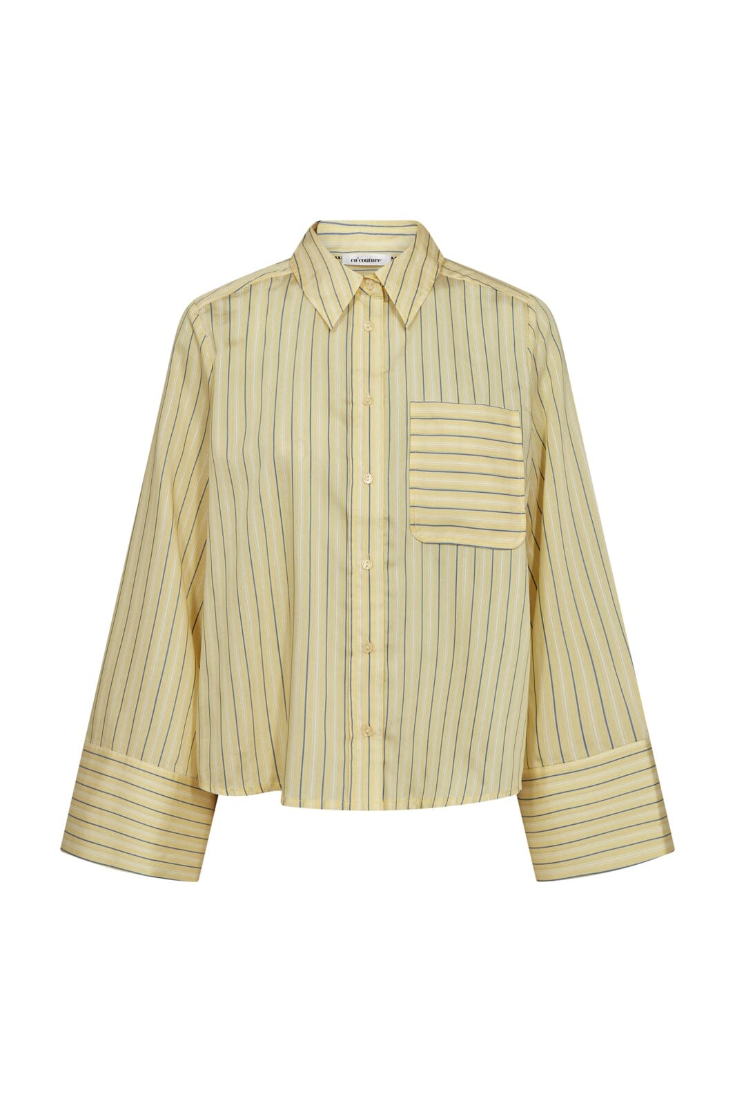 Co´Couture - Blainecc Bell Sleeve Shirt 45054 - 171 - Paleyellow