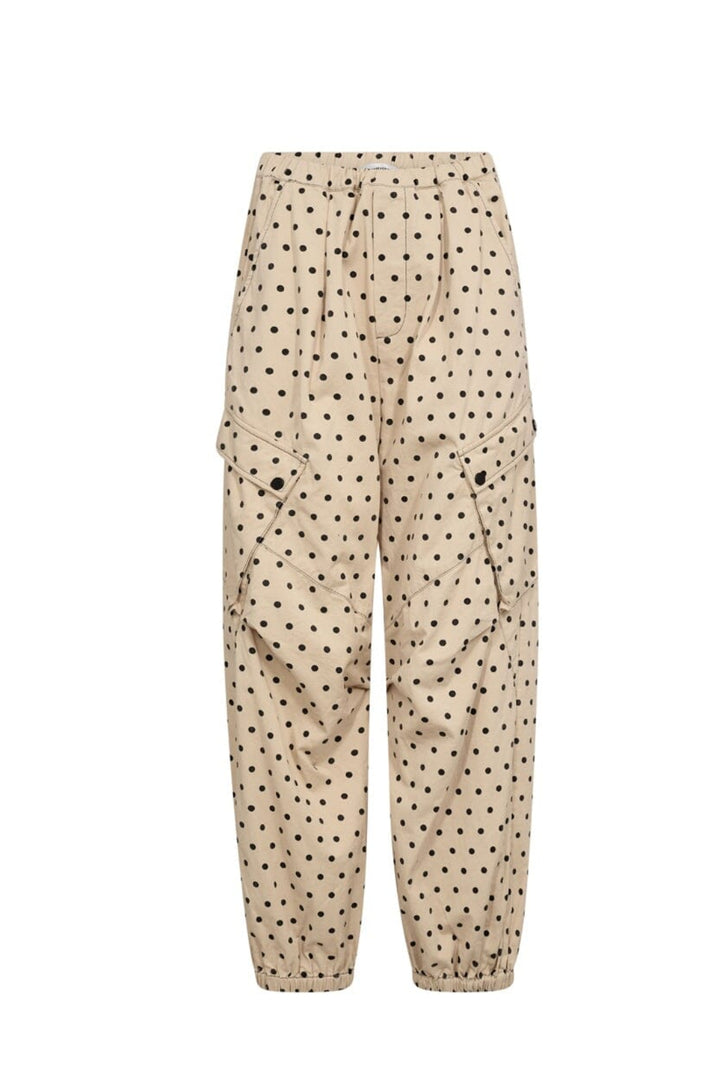 Co´Couture - Diddicc Cargo Dot Pant 41119 - 199 - Bone