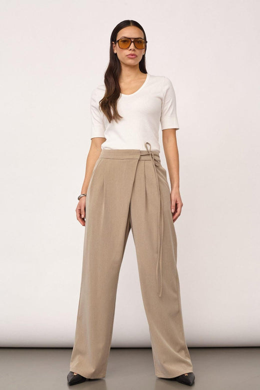 Co´Couture - Eminacc Wrap Pant 500111 - 20012 - Sand Bukser 