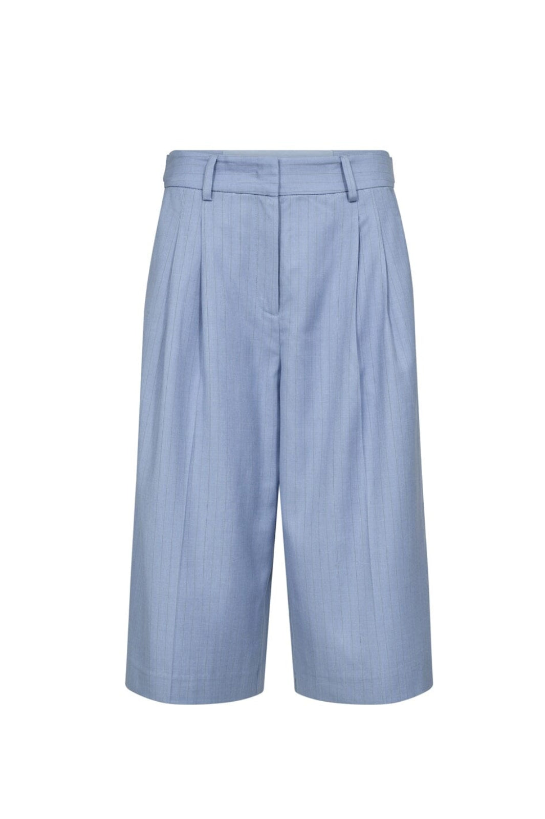 Co´Couture - Kianacc Pin Pleat Bermuda 41079 - 23 - Pale Blue