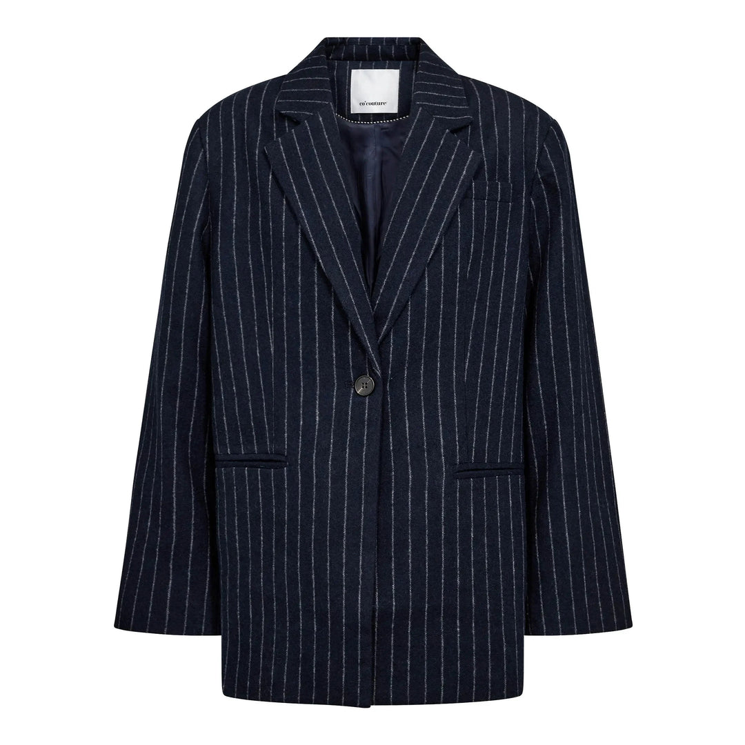 Co´Couture - Naidacc Pin Power Blazer 500133 - 40007 - Navy Blazere 