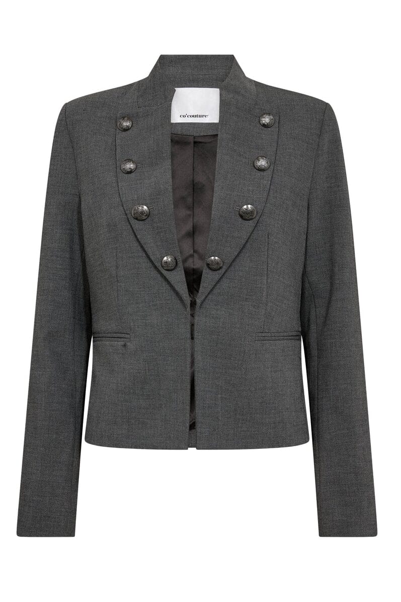 Co´Couture - Priscillacc Officer Jacket 500823 - 65003 - Mid Grey
