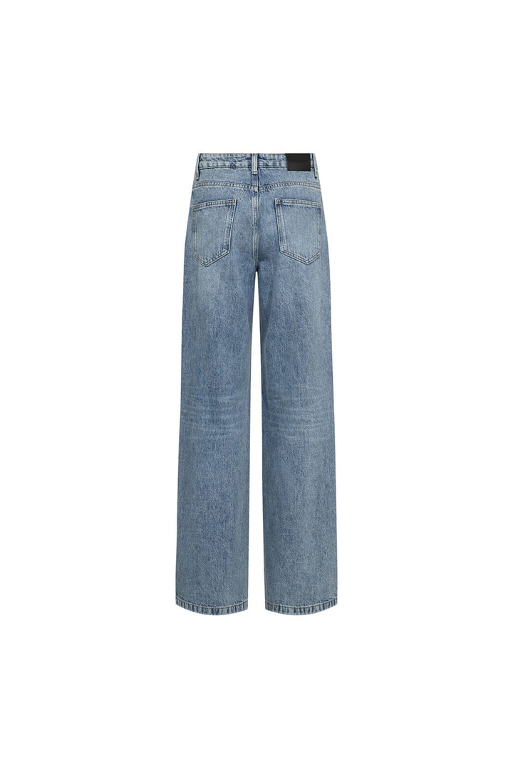 Co´Couture - Ruthiecc Asym Wide Jeans 41111 - 552 - Denim Blue