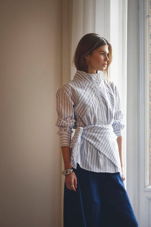 Co´Couture - Somocc Stripe Scarf 500556 - 10001 - White Tørklæder 