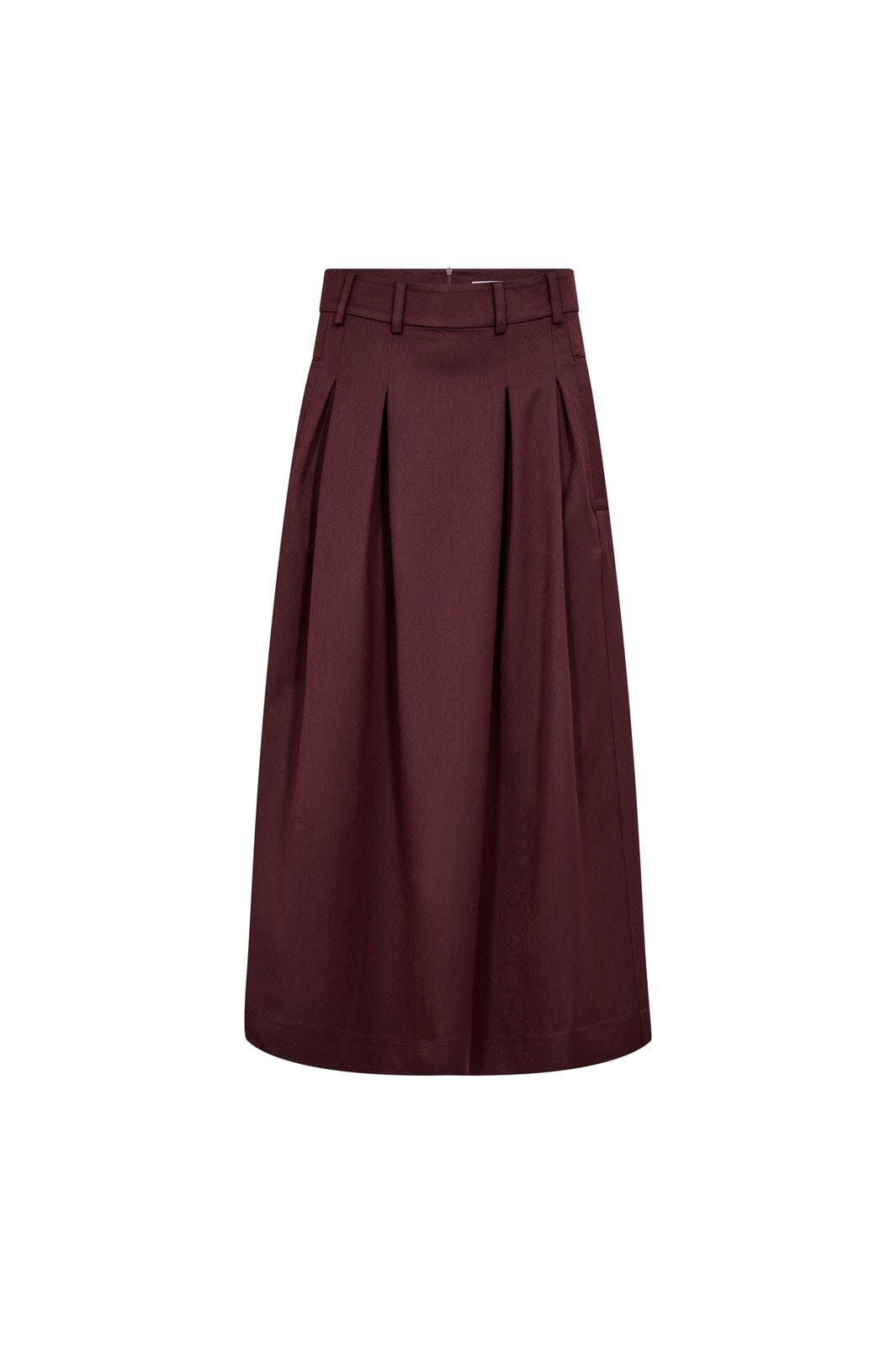 Co´Couture - Terrycc Pleat Skirt 500363 - 30005 - Wine Red