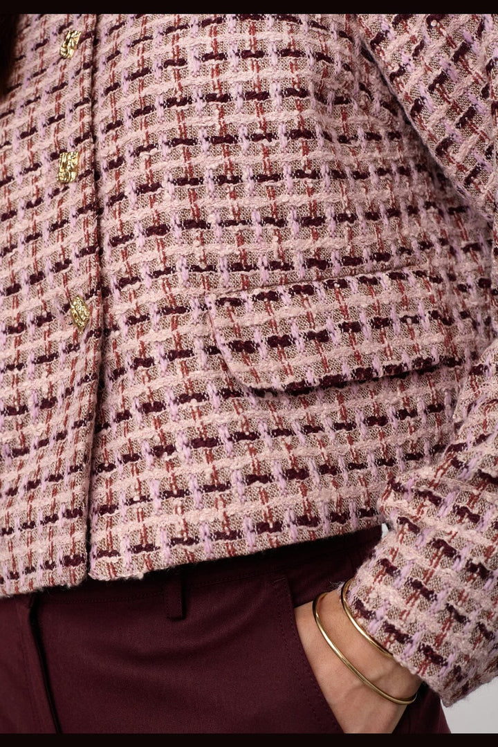 Co´Couture - Tikacc Boucle Jacket 500361 - 35007 - Dusty Rose