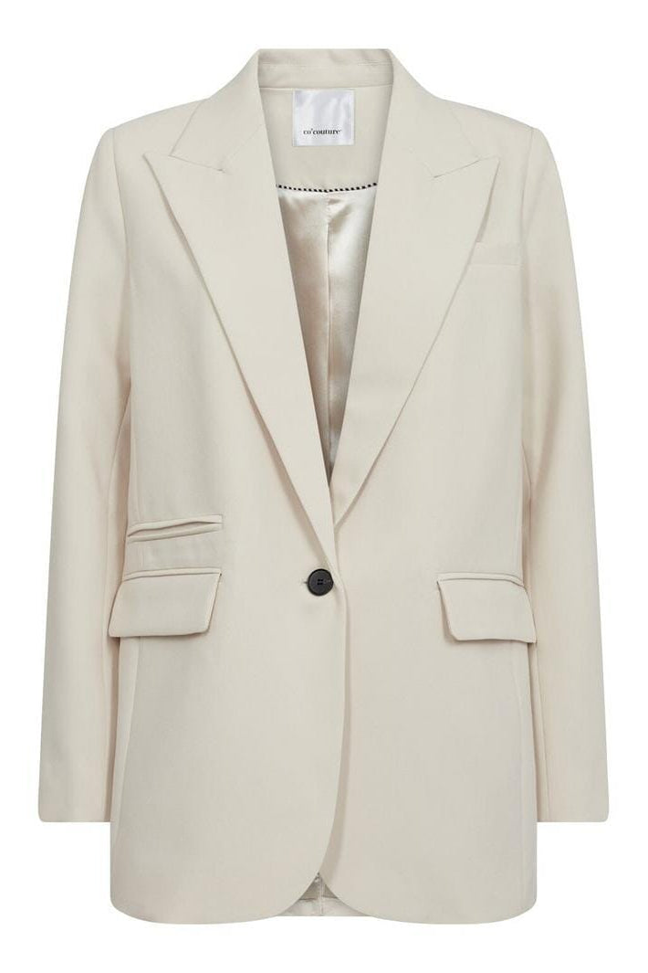 Co´Couture - Volaccsingleoversizeblazer 30050 - 199 - Bone Blazere 