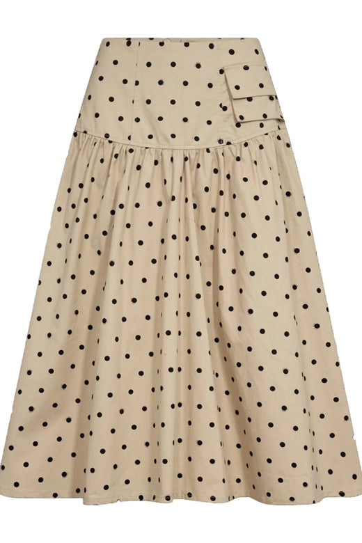 Copenhagen Muse - Cmdottie-skirt 211559 - 8744 Angora W, Black Nederdele 