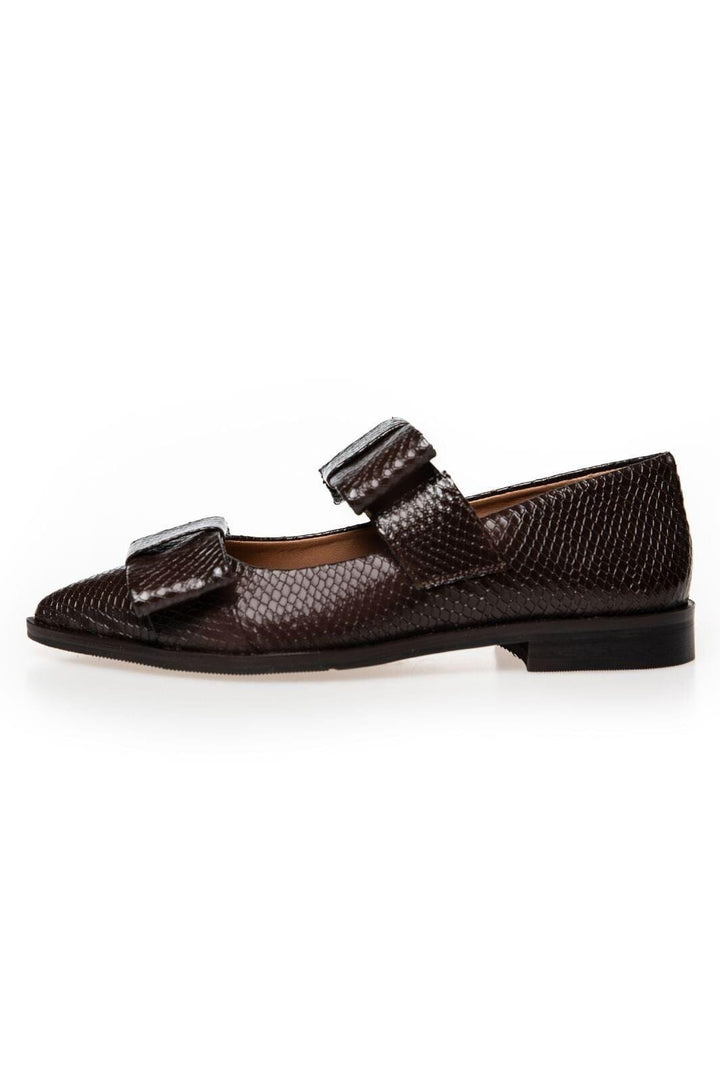 Copenhagen Shoes - Just A Vibe Brown CS8961 - 004 - Dark Brown Ballerinaer 