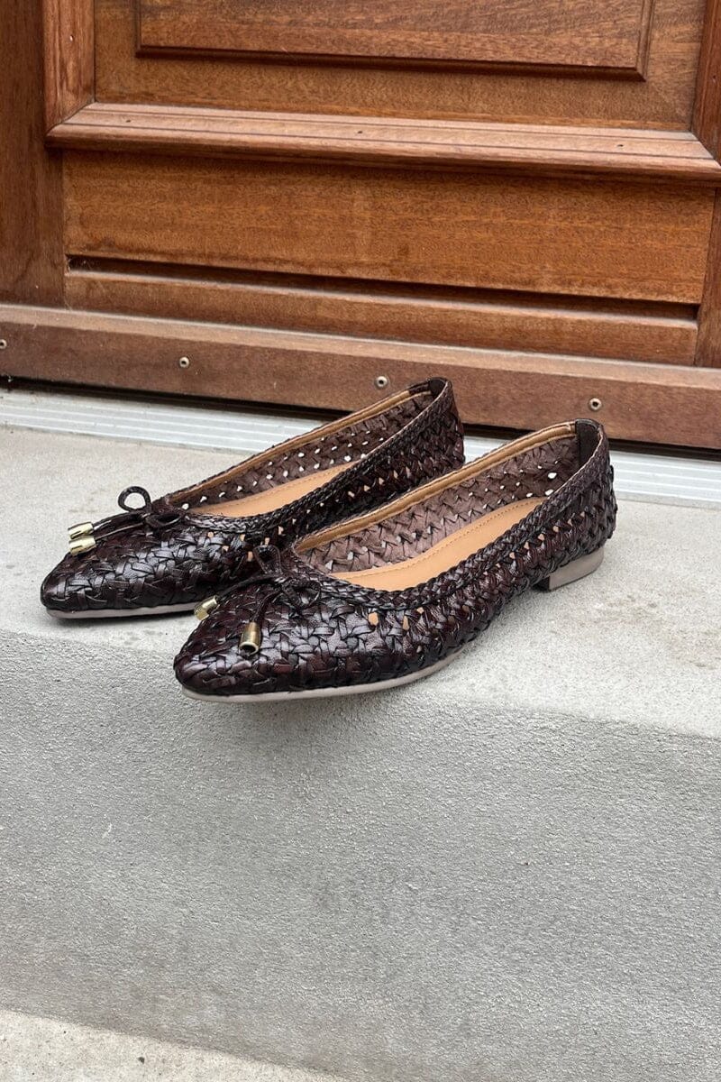 Copenhagen Shoes - On My Love CS8586 - 848 - Dark Brown (T.Moro) Ballerinaer 