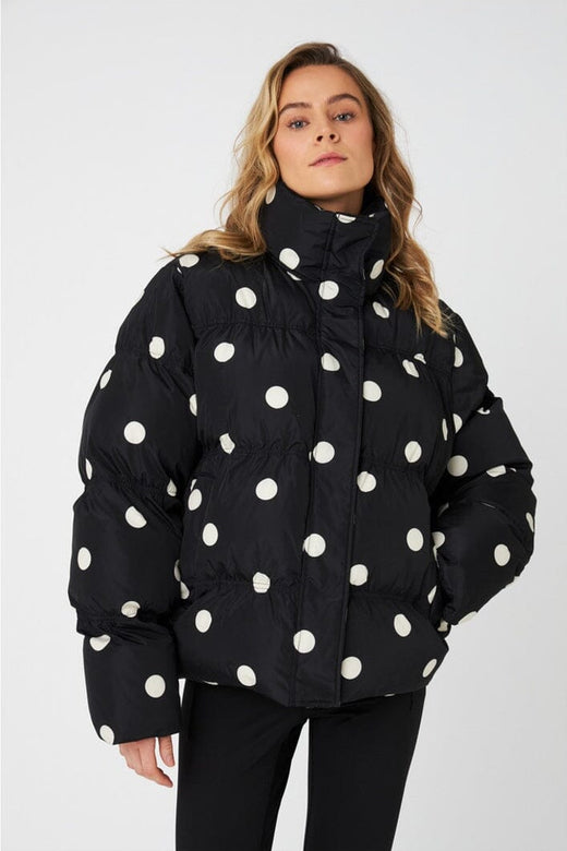 Cras - Valencia Puffer Jacket C387 - 8123 - 8123 Black White Dot