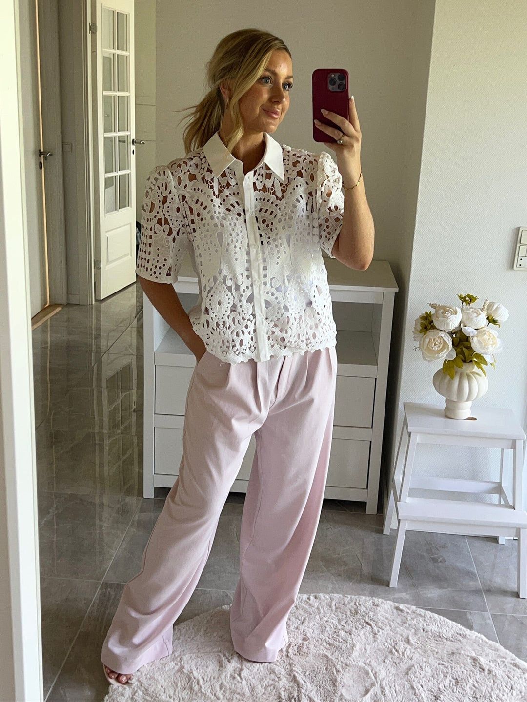 Dear Molly - Elise Pants - Pink Bukser 