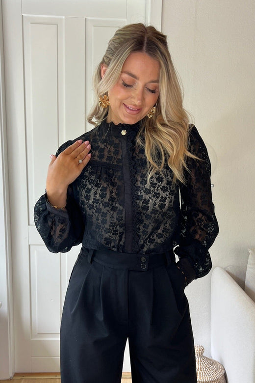 Dear Molly - Ingrid Shirt - Black Skjorter 