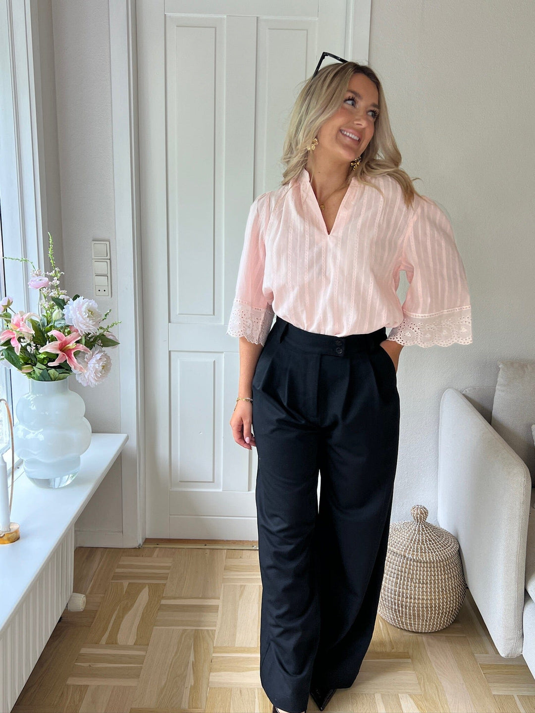 Dear Molly - Molly Shirt Ch168687b - Pink Skjorter 