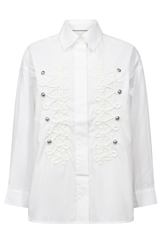 Co´Couture - Viannecc Officer Shirt 506463 - 10001 - White