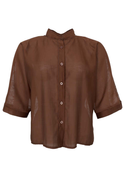 Black Colour - Bccarla Lace Shirt 41216 - Hazelnut