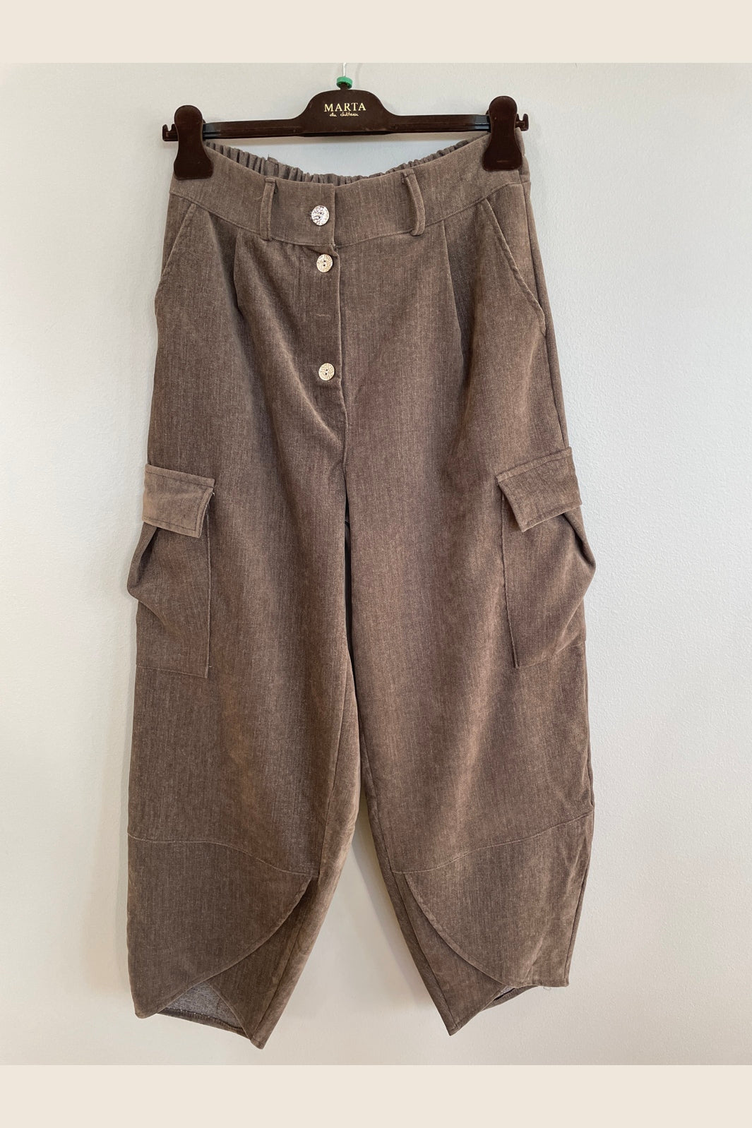 Marta Du Chateau - Mdcarmeria Pants 8911 - Fango