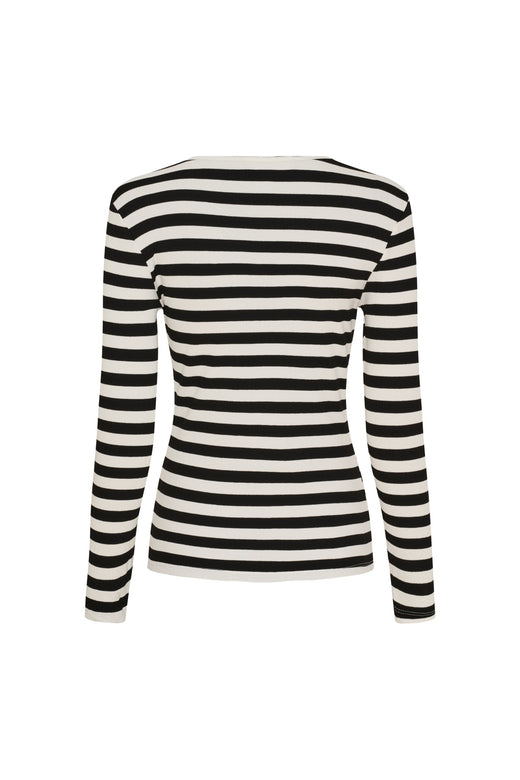 Marta Du Chateau - Mdcbegonia Ls Tee 7702 - Black