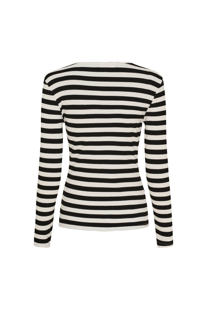 Marta Du Chateau - Mdcbegonia Ls Tee 7702 - Black