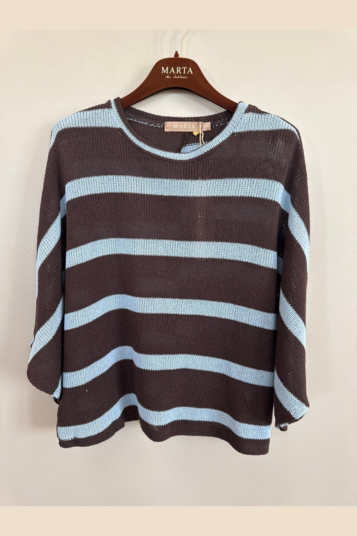 Marta Du Chateau - Mdccascade Knit 58678 - Moro/Sky