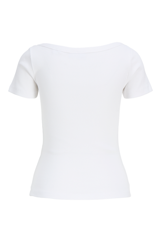 Jjxx - Jxfifi Str Ss Boatneck Tee - 5179395 Bright White