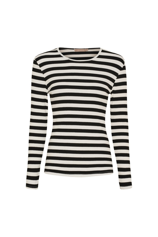 Marta Du Chateau - Mdcbegonia Ls Tee 7702 - Black