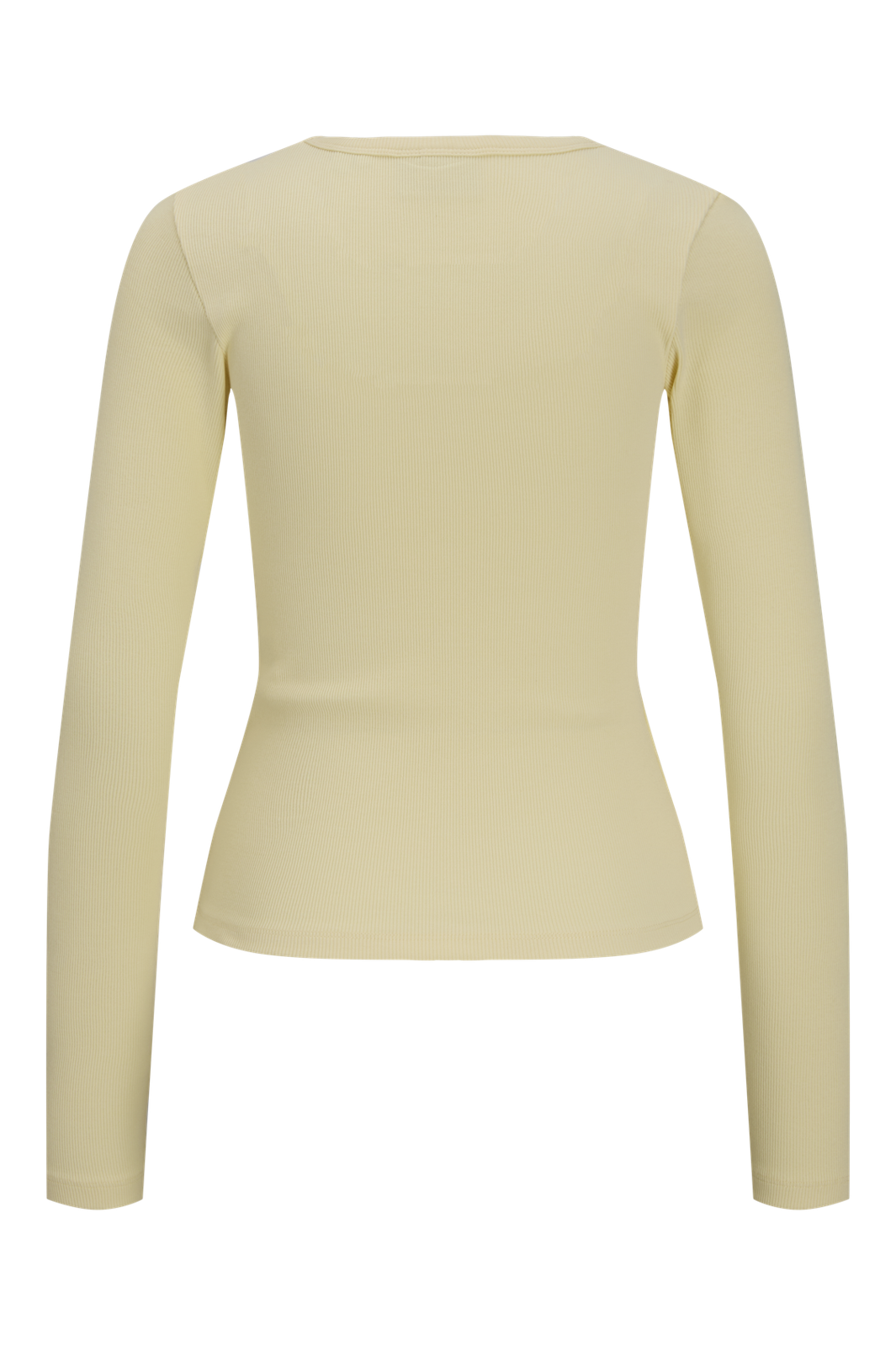 Jjxx - Jxfreya Str Ls V-Neck Top - 5144877 Pastel Yellow