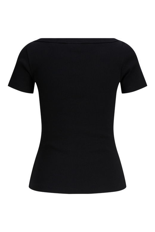 Jjxx - Jxfifi Str Ss Boatneck Tee - 5179394 Black