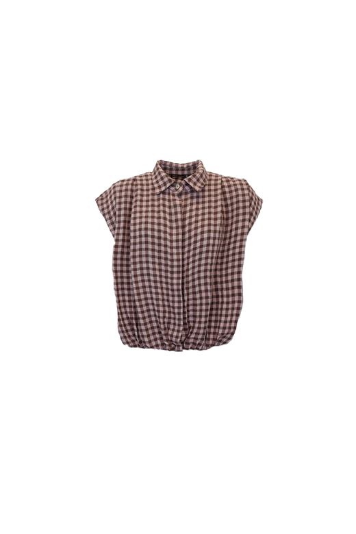 Black Colour - Bcmalle Bomber Blouse 41318 - Brown Check