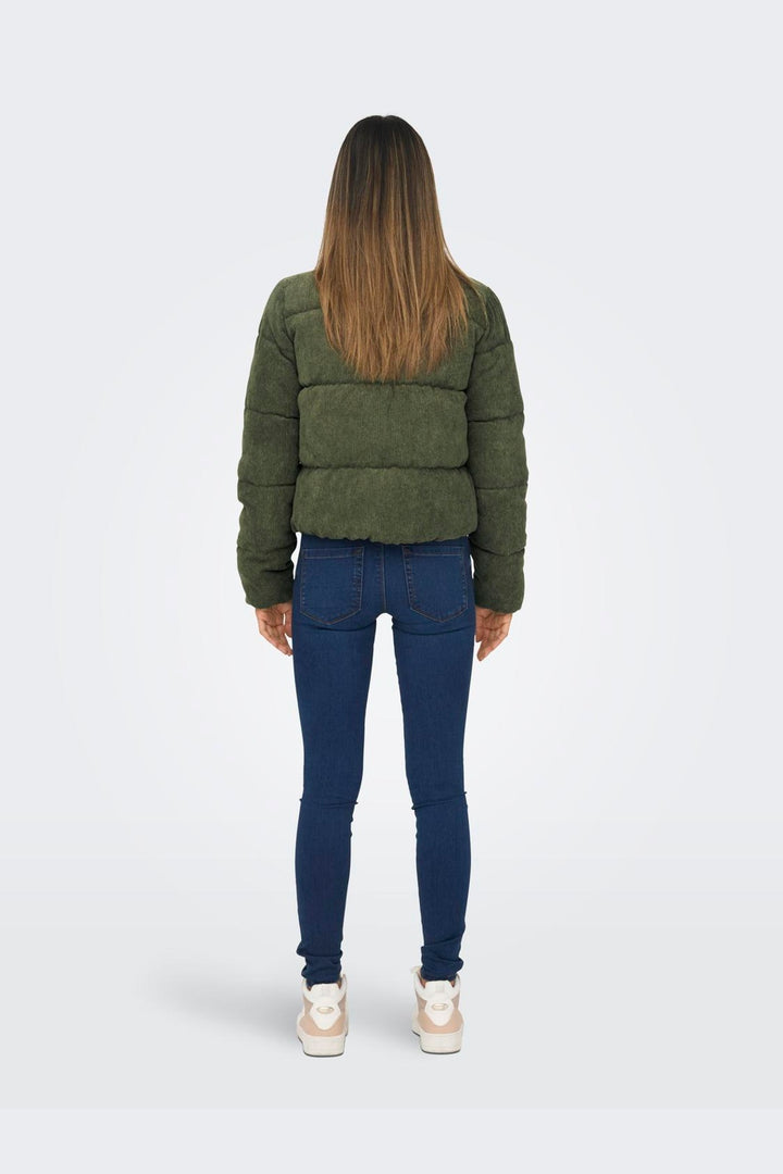 Only - Onlnewdolly Corduroy Puffer - 4327360 Kalamata Big Corduroy Pattern
