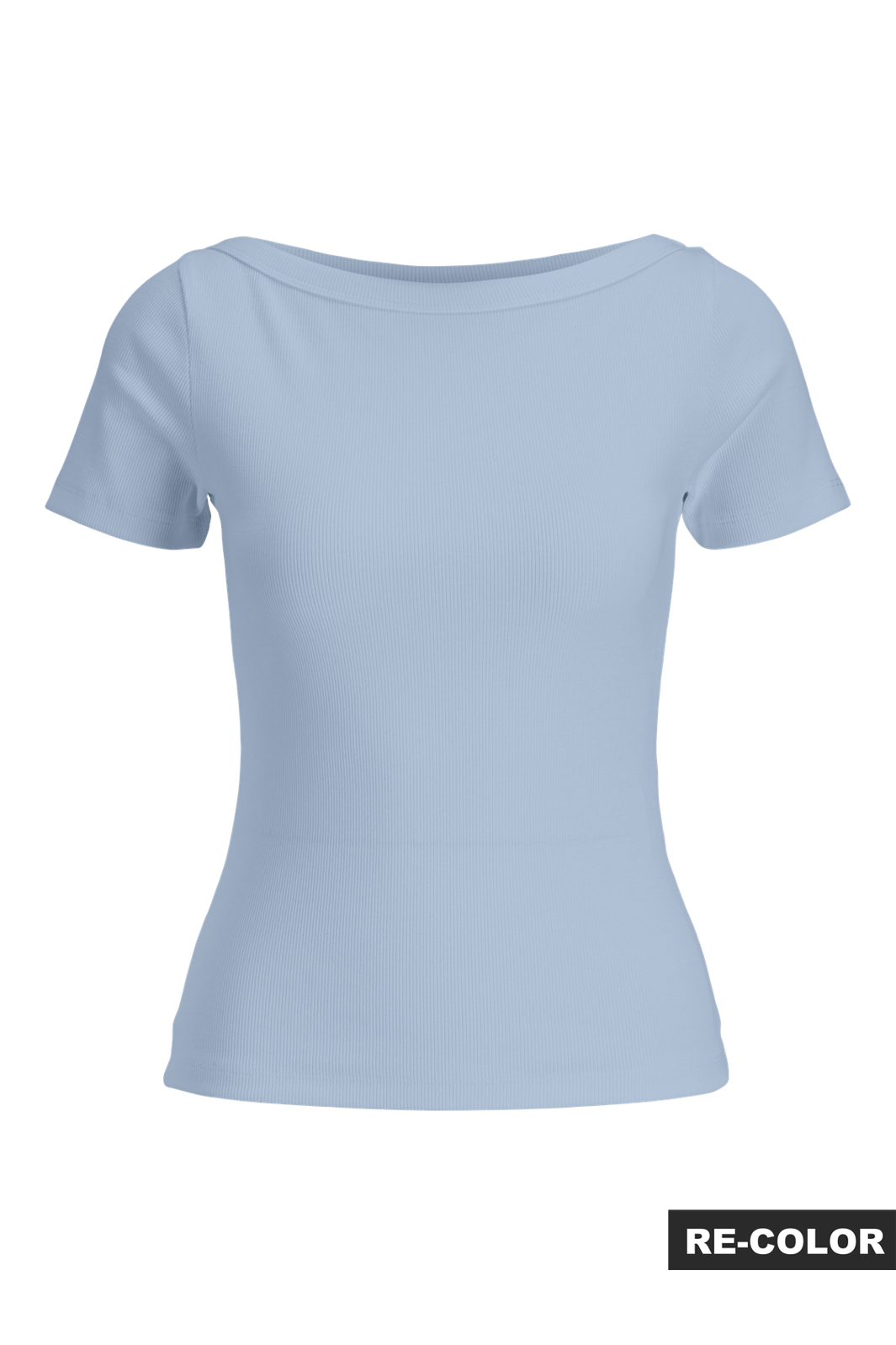 Jjxx - Jxfifi Str Ss Boatneck Tee - 5267247 Skyway