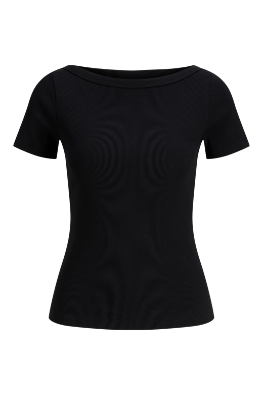 Jjxx - Jxfifi Str Ss Boatneck Tee - 5179394 Black